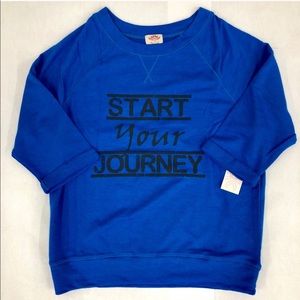 🆕PINK LOTUS | By Athleta Blue Sweatshirt